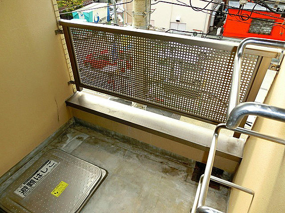 カサベラ異人館山本通のバルコニー