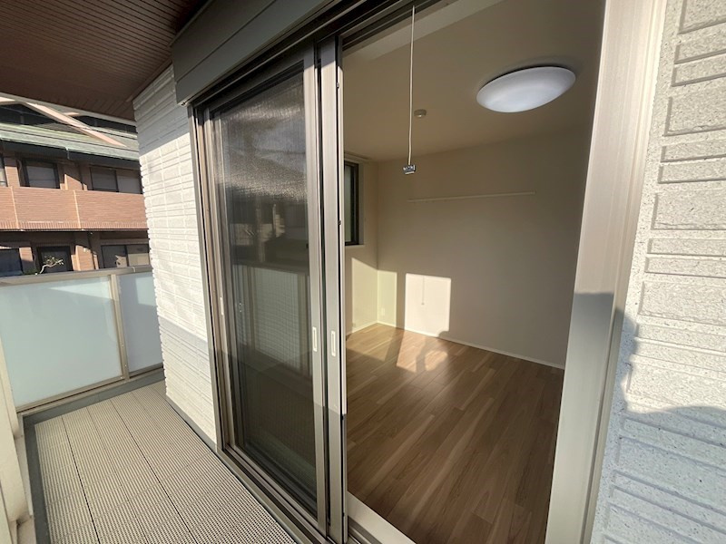 クラルテ岡本宮ノ前のバルコニー