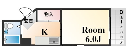 MJ5神戸アパートメントの間取り