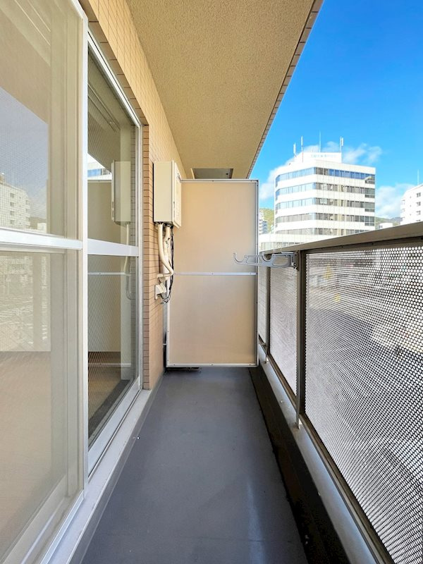 山手ユージハウスのバルコニー