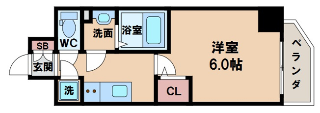 【間取り】 | エスリード天王寺ブランシェ