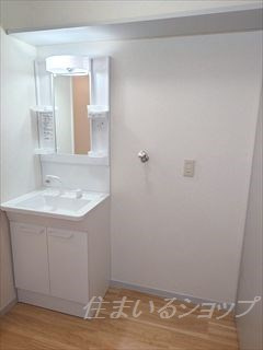 広島市安佐北区落合南３丁目のアパートの洗面所