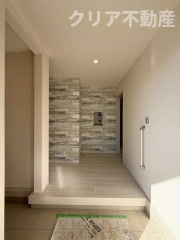 【玄関】 | 第1吉岡町漆原　１号棟　平屋