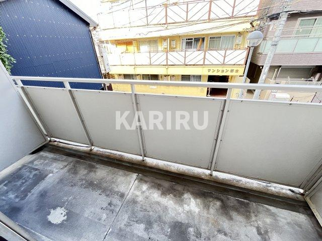 宝コーポのバルコニー