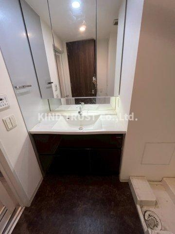 ウェリス西天満の洗面所|忙しい朝には欠かせない洗面所です