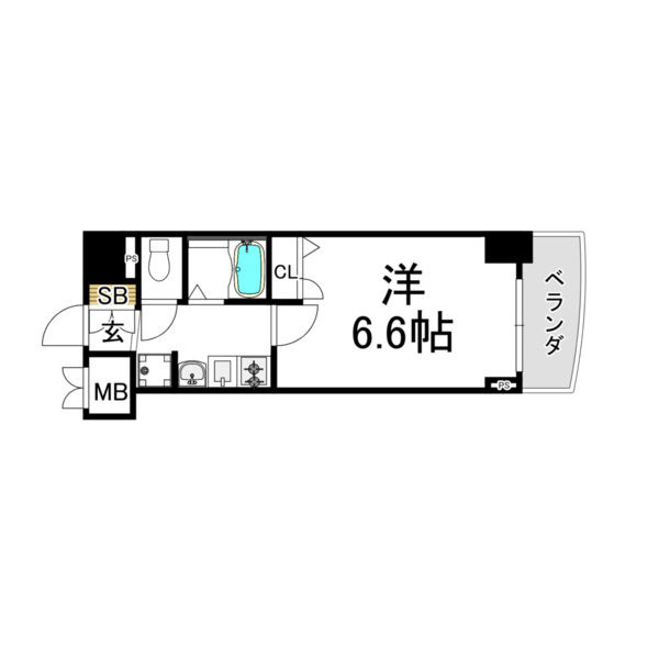 プレサンス千種駅前ネオステージの間取り