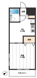 【間取り】 | クレッセント本蓮沼