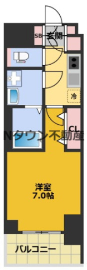 【間取り】 | エステムコート名古屋TWINWEST | 間取りです。