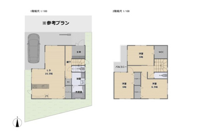 【外観】 | 柏市南逆井4丁目 | ※建築時参考プラン