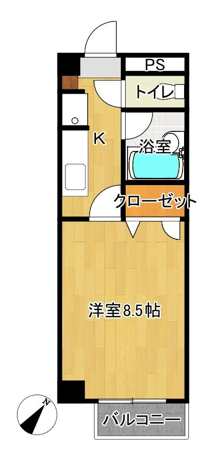 昭代タカモクビルの間取り