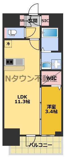 【間取り】 | エステムコート名古屋TWINWEST | 間取りです。