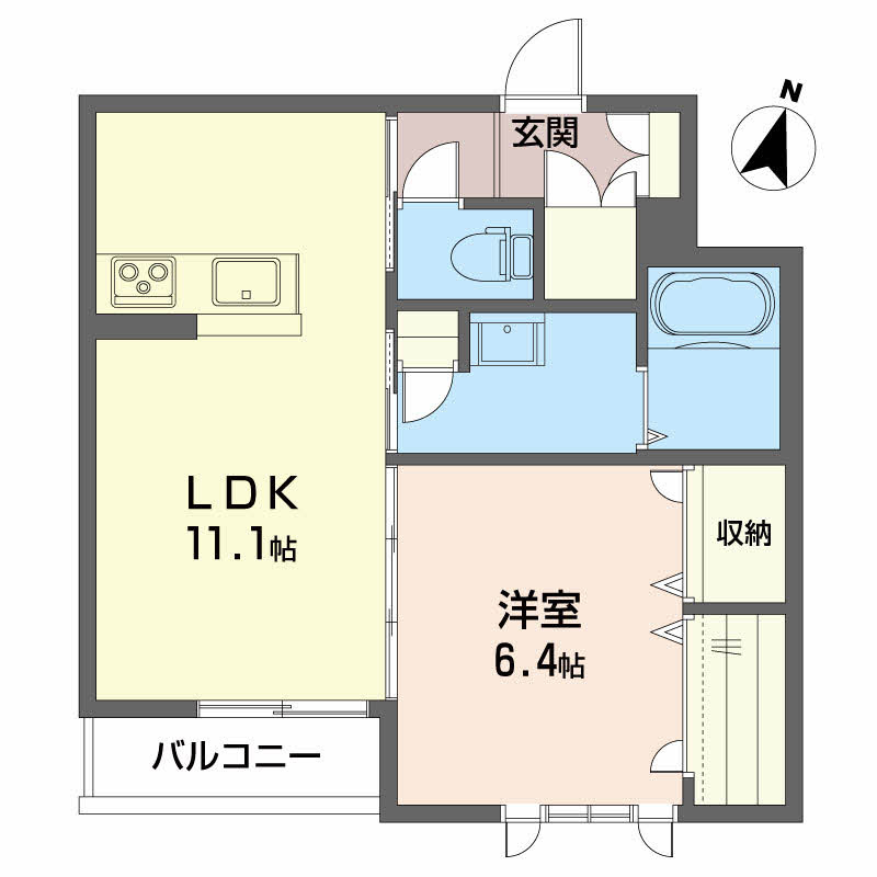 ゆいまーるの間取り