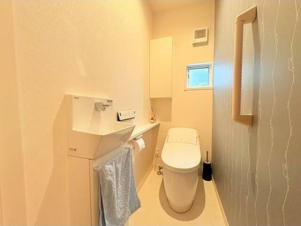 京が丘南４丁目　中古戸建のトイレ|タンクレストイレです！