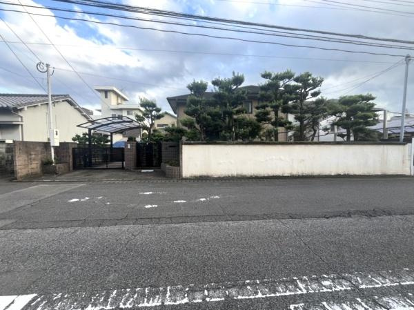 碩田町２丁目　土地の前面道路含む現地写真|外観写真（2025年9月撮影）