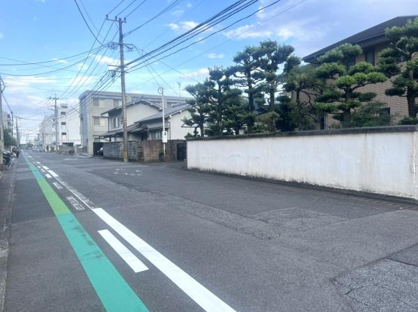 碩田町２丁目　土地の前面道路含む現地写真|外観写真（2025年9月撮影）