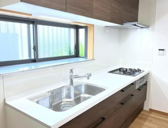 【中古】坂戸市関間3丁目中古住宅のキッチン|新品の使いやすいキッチンです！