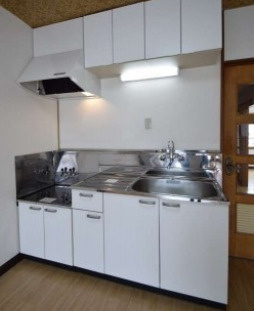 北海道旭川市1棟マンションのキッチン