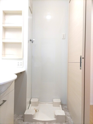 オートロック付きのエントランス