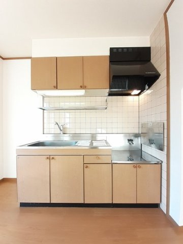 ボンレーブⅡのキッチン|お料理しやすいキッチンです