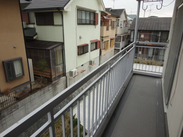 宮前マンションのバルコニー