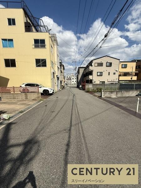 大正区北恩加島1丁目中古戸建の前面道路含む現地写真