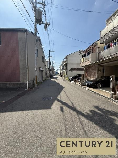 大正区北恩加島1丁目中古戸建の前面道路含む現地写真