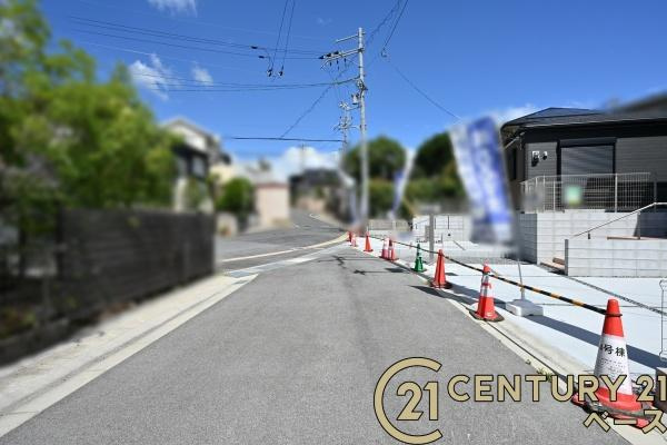 リーブルガーデン押熊町 １号棟 ／新築一戸建の前面道路含む現地写真|■現地撮影写真■コンビニが徒歩圏内に近接しています。