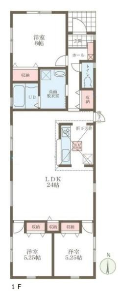 リーブルガーデン押熊町 １号棟 ／新築一戸建の間取り|■令和７年１２月完成予定です■
