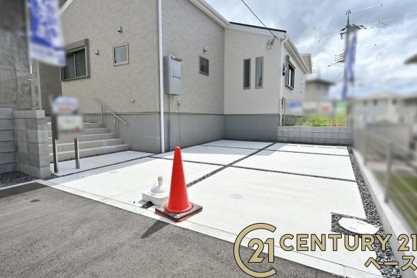 リーブルガーデン押熊町 ５号棟 ／新築一戸建の駐車場|■現地撮影写真■