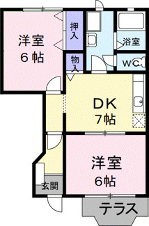 【間取り】 | オランダ村Ｄ