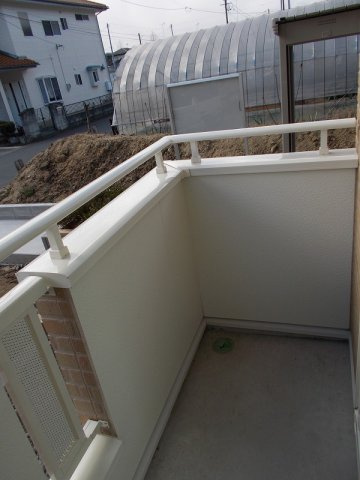 クラール玉露のバルコニー