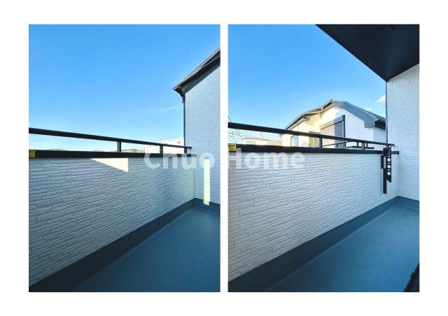 江戸川区東小岩1丁目新築分譲住宅のバルコニー|バルコニー×2