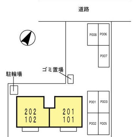 パルコートの区画図
