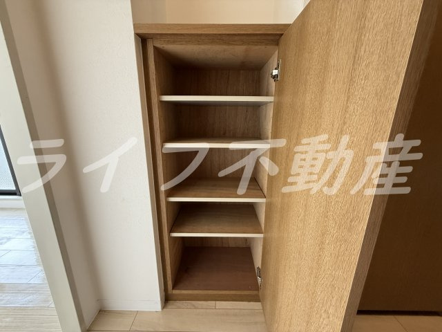 ファースト・ネットの収納|便利な収納スペースです