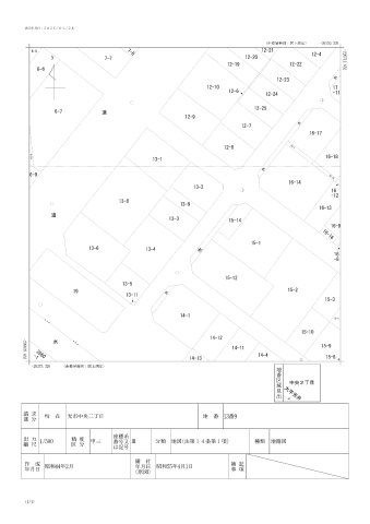 光市中央二丁目売土地の土地図
