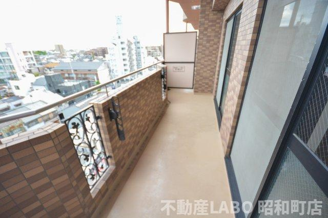 ぷりんすマンションのバルコニー