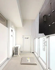 アーバネックス北浜のバルコニー