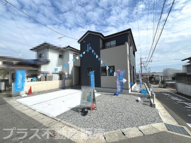 【外観】 | 春日市惣利4丁目1期　1号棟（全1棟）【仲介手数料無料・0円】 | 完成しました。物件内部もご見学頂けます。プラス不動産販売にお任せ下さい。