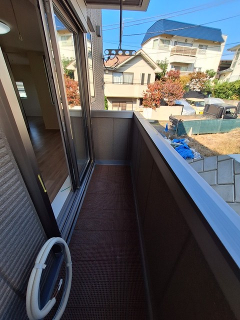 ヴィラ代沢のバルコニー