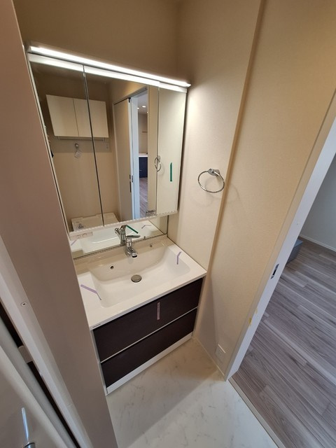 ヴィラ代沢の洗面所