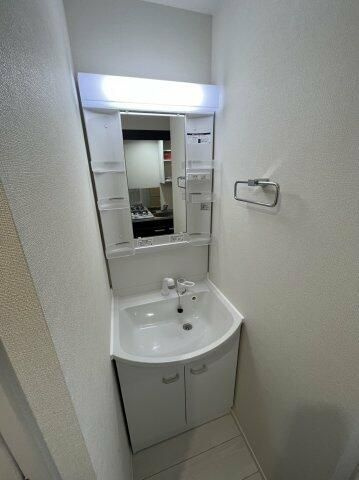 ソレイユテラス東十条の洗面所