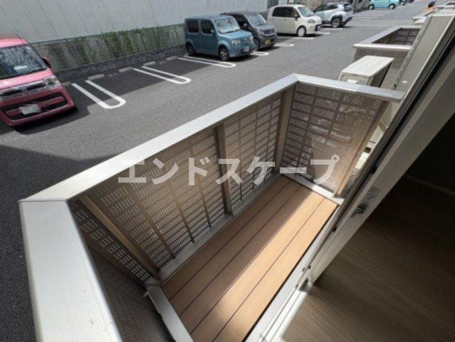 ミラマール　Ｂのバルコニー|高崎、前橋、伊勢崎エリアのお部屋探しはエンドスケープまで！お客様の理想お聞かせ下さい♪