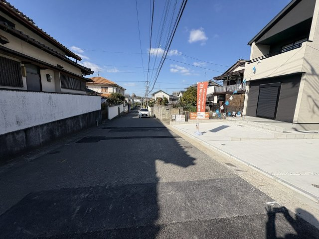 【その他】 | 福岡市南区皿山4丁目3期　2号棟（全2棟）【仲介手数料無料・0円】 | 現地写真。前面道路です。