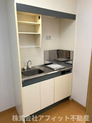 【キッチン】 | アルバ木之庄Ⅱ | 1口電気コンロ