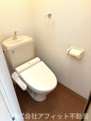 【トイレ】 | アルバ木之庄Ⅱ | 温水洗浄便座