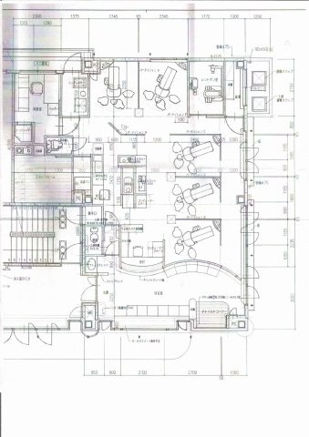 ケー・コート学が丘　貸店舗の間取り