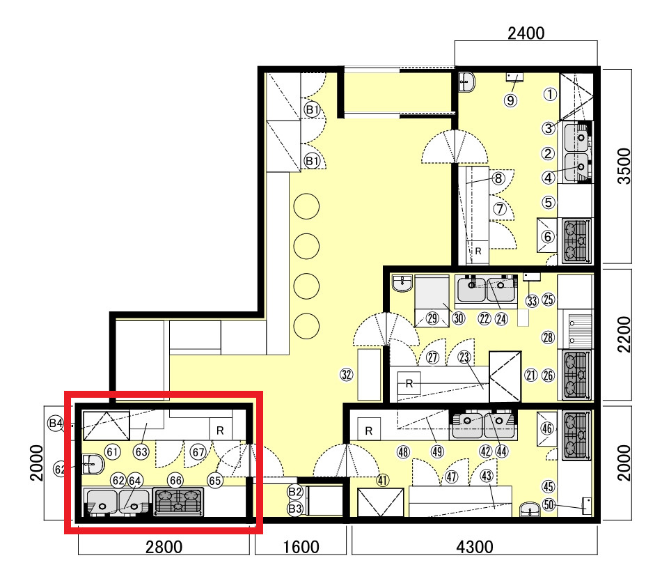 久野ハイツの間取り