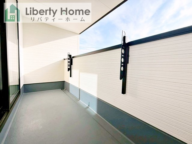 取手市青柳第3期　新築戸建のバルコニー