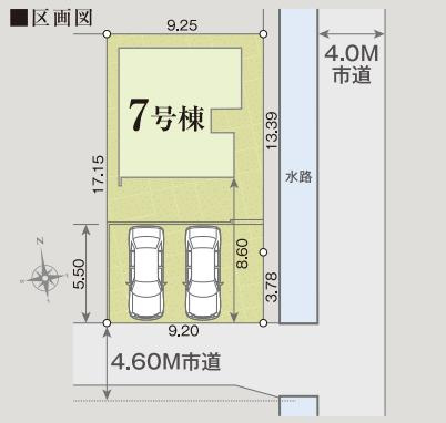 取手市青柳第3期　新築戸建の区画図