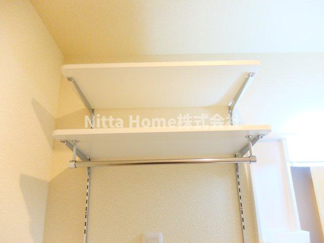 べルテ本郷口の収納|脱衣所にある上部収納です◇